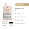 The latest best-selling oval-shaped, simple and slender style, INS lines, simple wearable nail nail patches, ribbon matte nail nail patches, custom-made nail patches Item Picture